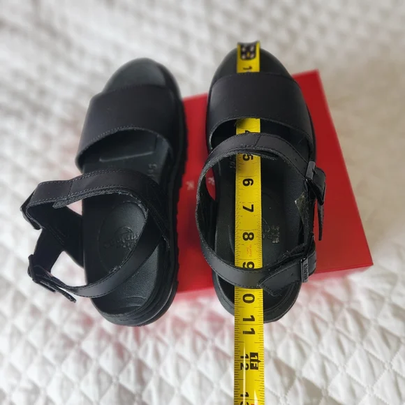 Dr Martens Vass Hydro Chunky Black Sandals with Adjustable Straps - Picture 9 of 14